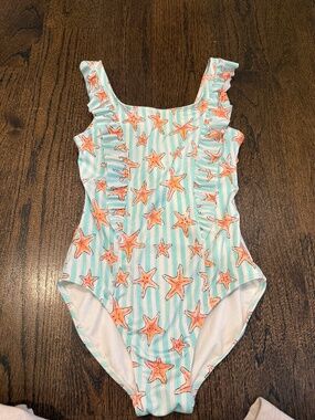 Cat and Jack Girl Swimsuit Size 14/16 Starfish